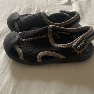 Crocs Kid's Water Sandals Shoes Black Size 9